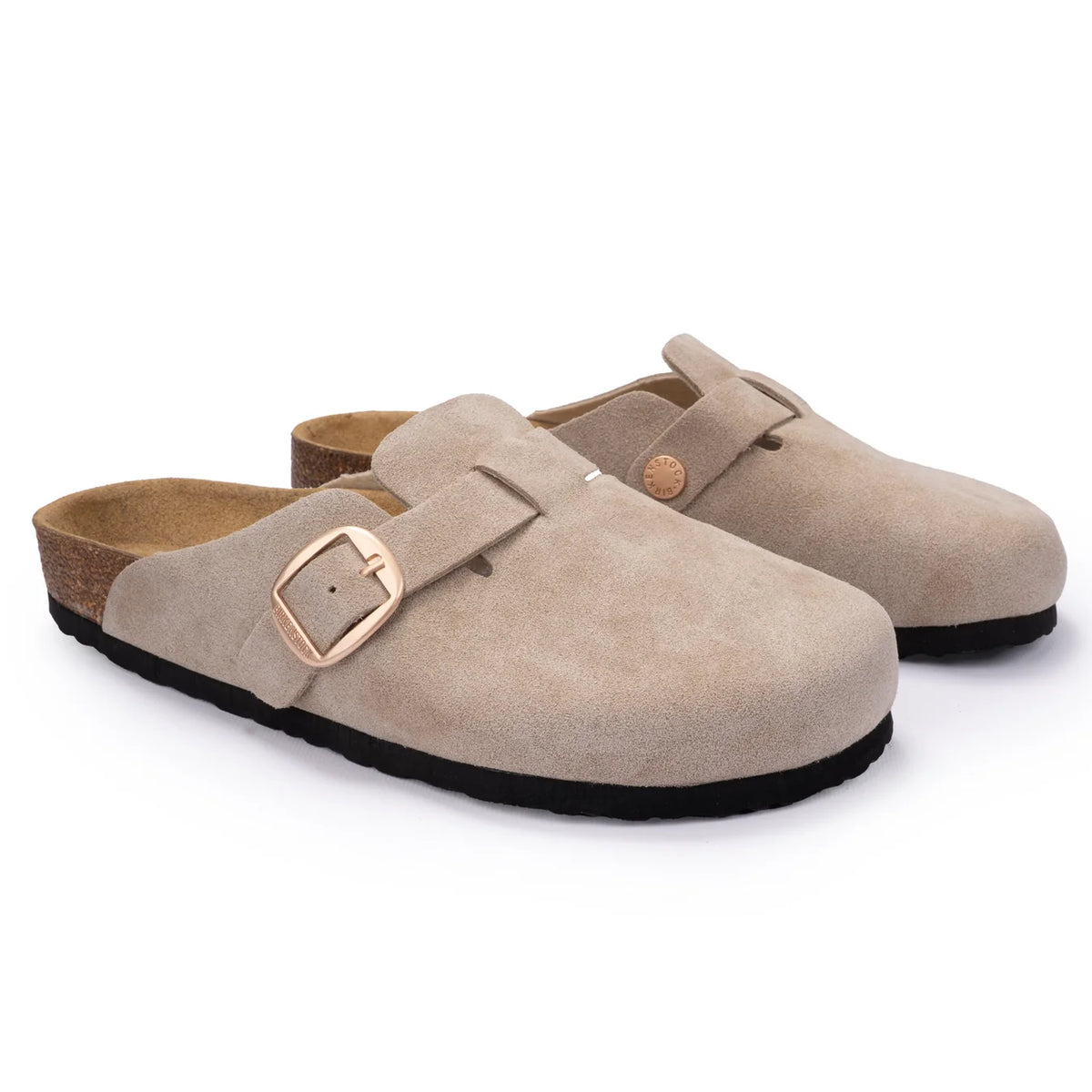 Birkenstock Boston Suede Classic Clogs
