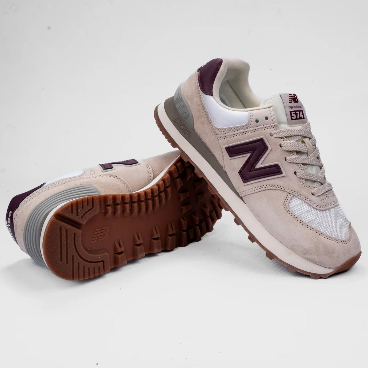 New Balance 574 (Burgundy)