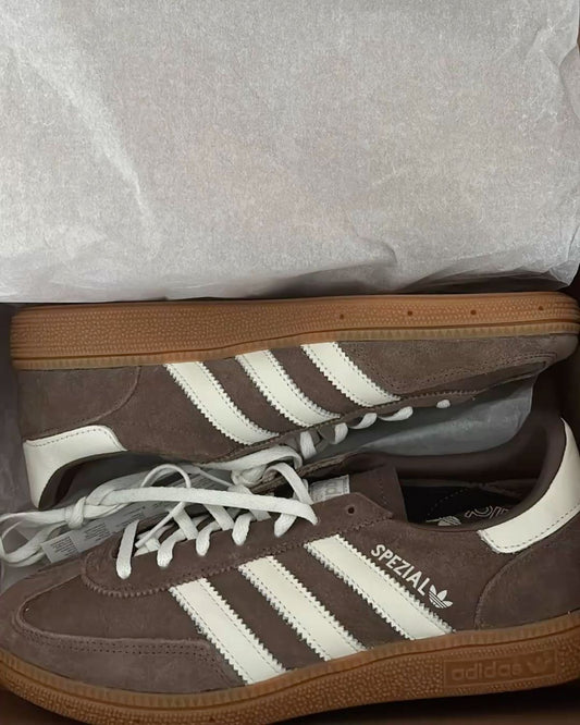 Adidas Handball Spezial Retro Suede Sneakers (Brown)