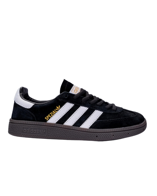 Adidas Handball Spezial Retro Suede Sneakers (Black)