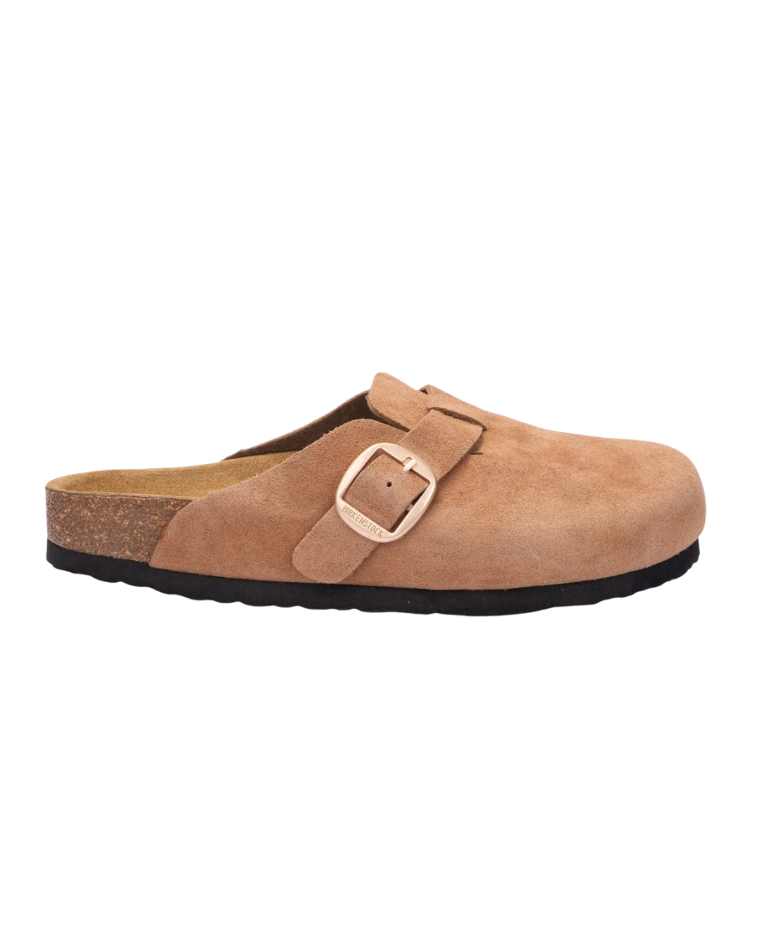Birkenstock Boston Suede Classic Clogs (Brown)