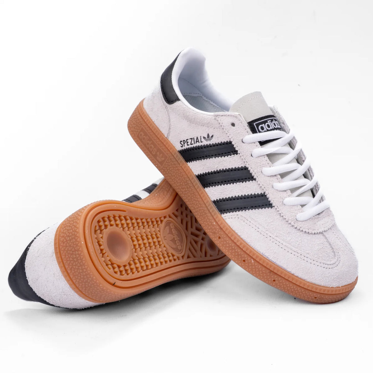 Adidas Handball Spezial Retro Suede Sneakers (Off-White)
