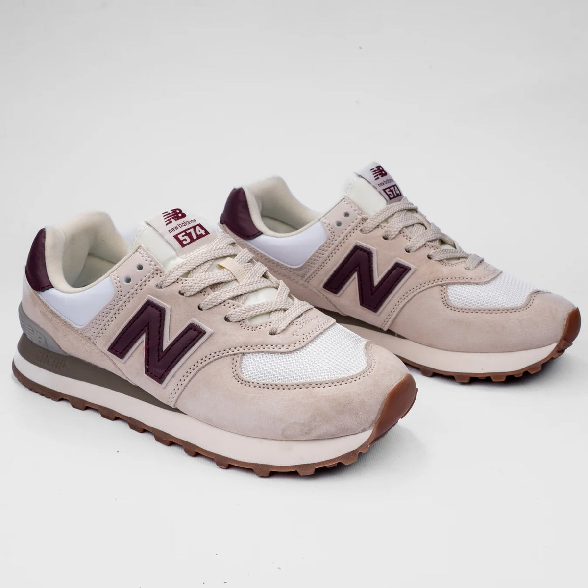 New Balance 574 (Burgundy)