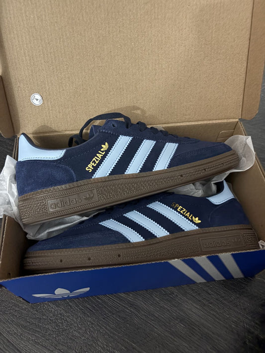 Adidas Handball Spezial Retro Suede Sneakers (Navy)