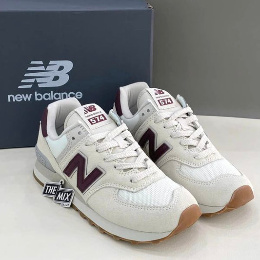 New Balance 574 (Burgundy)